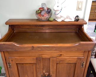 Vintage Pine Dry Sink with its Copper liner!!!