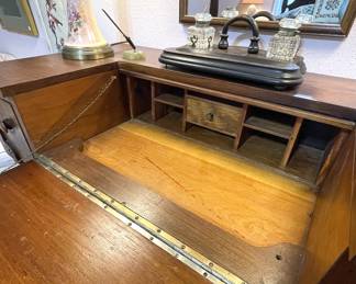 Wonderful Antique fold down ladies desk