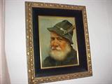 We have about a half dozen masterfully worked original oil on canvas Alpine Bavarian portraitures