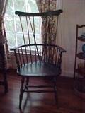 An elegant American Windsor chair