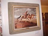 Thomas W. Lorimer (b. 1941) "The Pony Chase" $800.