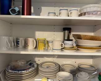 Dishes and other kitchen items not shown