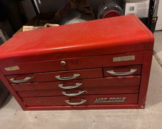 MAC Tools chest filled with tools