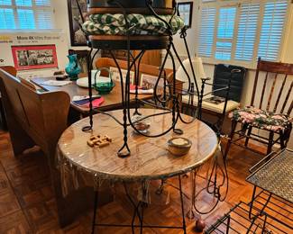 Ice Cream parlor table and chairs 