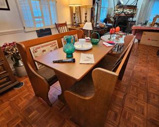 Fantastic bench table set 