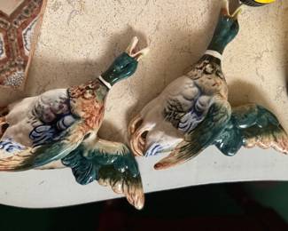 vintage ceramic duck wall hanging ducks 