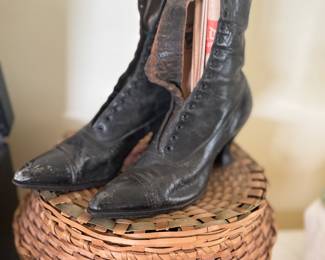 antique victorian lace up boots