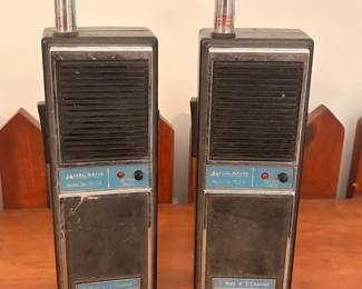 Vintage walkie-talkies