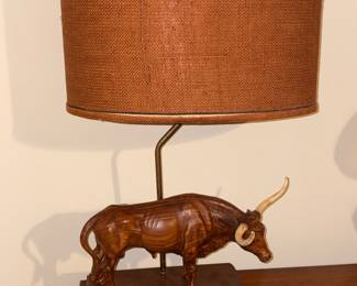 Bull lamp