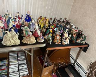 These Royal Doulton Figures are $10 - $50 each