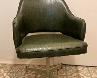 Brody mid century avocado textured vinyl Starlite chair