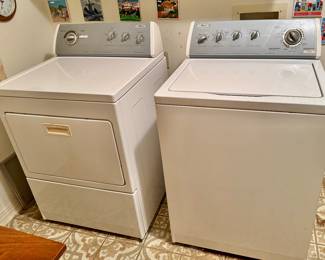 Whirlpool washer and dryer