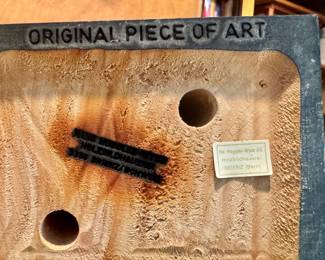 Bottom of bust sculpture 