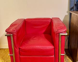 Me d century modern Le Corbusier style club chair
