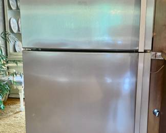 Whirlpool stainless refrigerator 