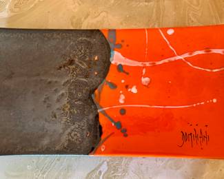 Domitilla ceramic tray