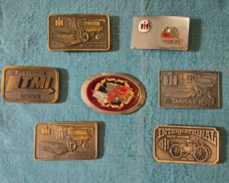 Belt buckles International Harvester brass