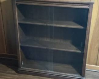 Glass Front Book Shelf