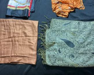 Silk and Pashmina Scarves