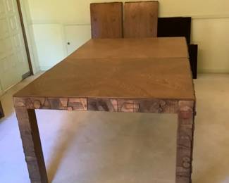 Mcm Brutalist Dining Table