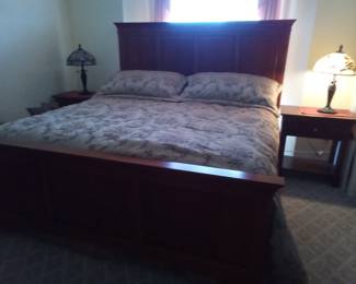 Bed and nightstands Broyhill