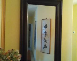 Large hall mirror