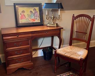 Cherry desk & chair