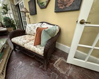 Wicker sofa