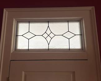 Leaded glass window