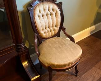Victorian parlor chair