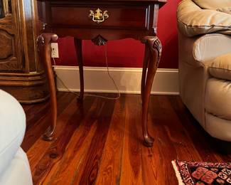 Mahogany end table