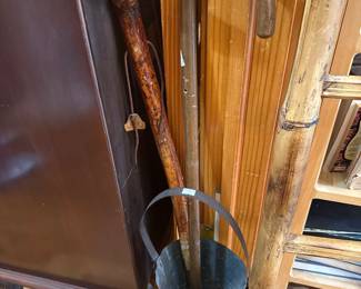 Vintage wood canes