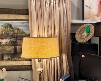 Beige curtains