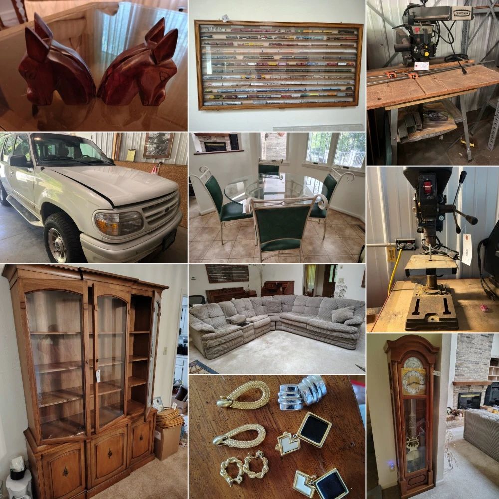 powell estate online personal property collage