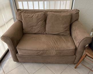 Sleeper sofa with a twin bed