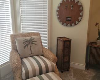 Chair & ottoman