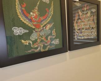 Cambodian silk art