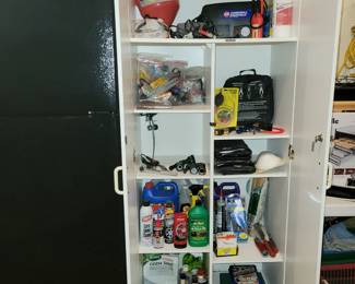 Misc supplies in garage