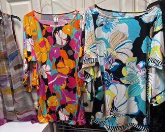 Trina Turk Tunic Cover up Tops