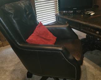 Leather office chair