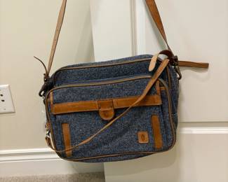 Vintage Hartmann Tweed w/ leather Carry on Bag
