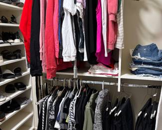 Lots of Designer Clothing: including: Spiritual Gangster, Athleta, Free People, Lululemon, Hudson Jeans, Ted Baker, Rag & Bone.