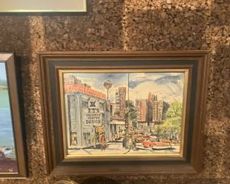 art artwork painting framed