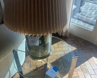 glass table