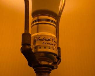 Brass Floor Lamp by Frederick Cooper.