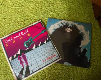 Vinyl Records. Rock and Roll Show TV Special, Bob Dylan.