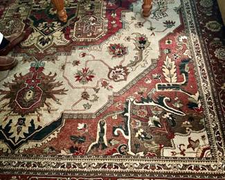 Design of Den rug - superb colours and condition is excellent. And it's NOT $40,000...