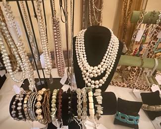 Somewhere here are Queen Elizabeth's pearls... come look...