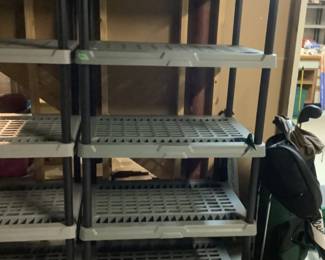 15 heavy duty shelving units….$40 each and available presale