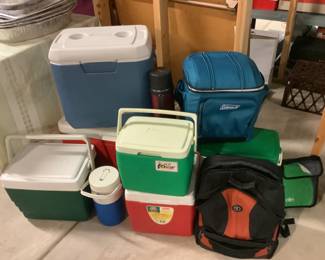 Coolers of all sizes and brands
